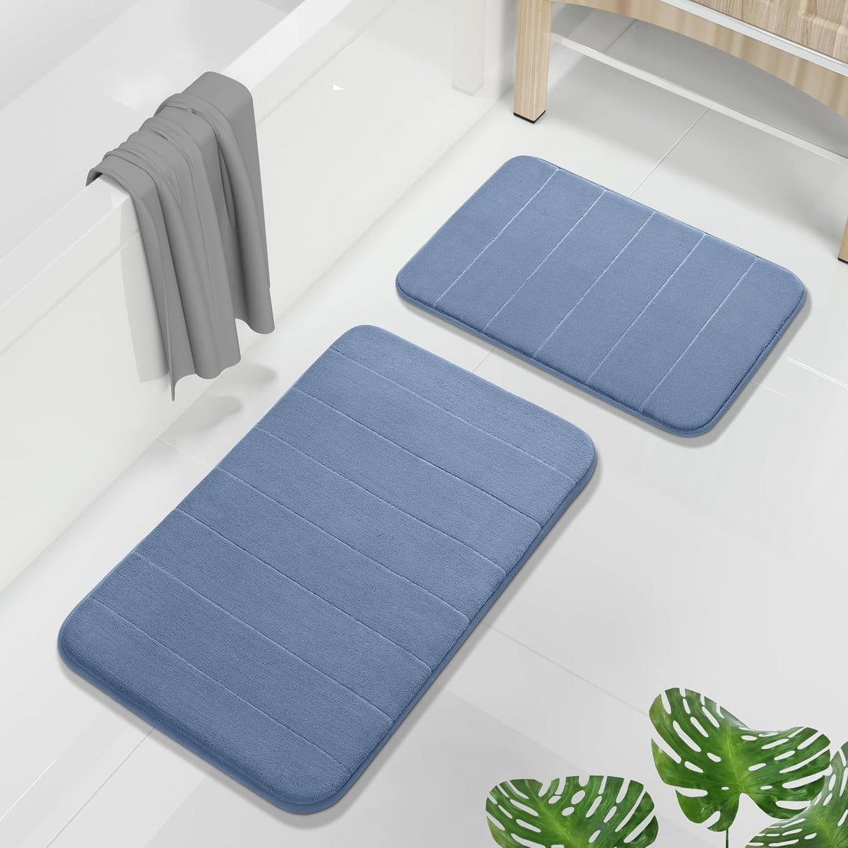 Bath Rug Set, 2-Piece Memory Foam Non-Slip - View 27
