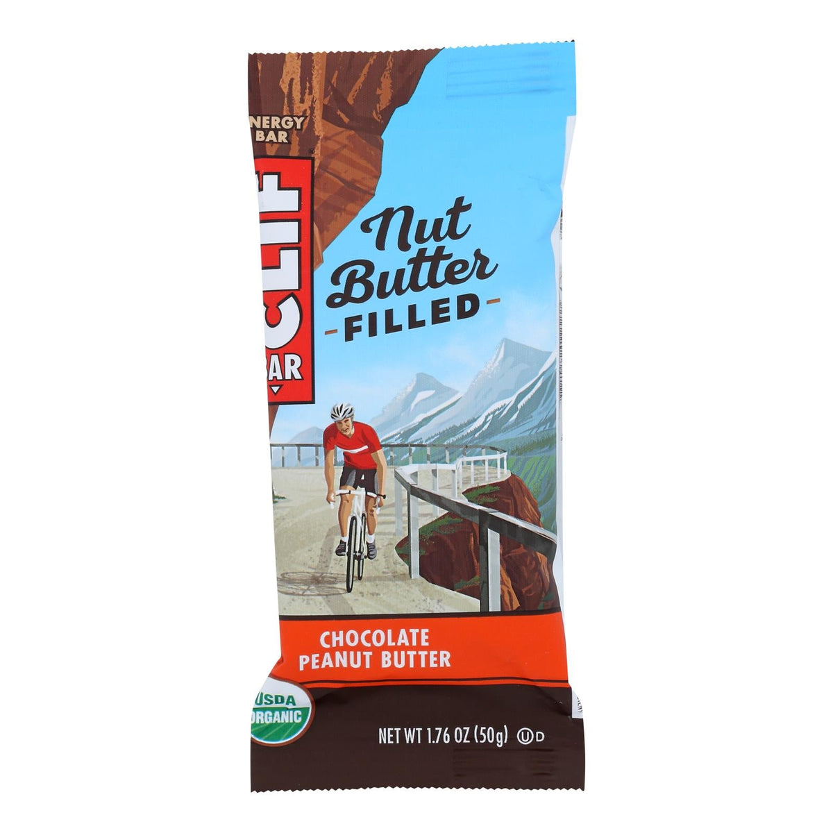 "Clif Bar Organic Nut Butter Filled Energy Bar - Chocolate Peanut Butter - 12 Pack - 1.76 Oz. Each"