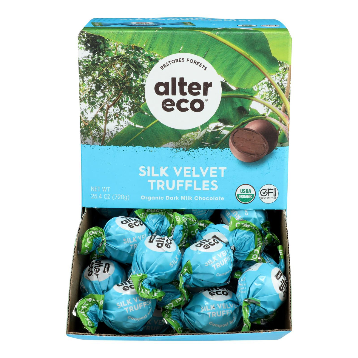Alter Eco Americas Organic Truffles - Velvet - 0.42 Oz - Case of 60