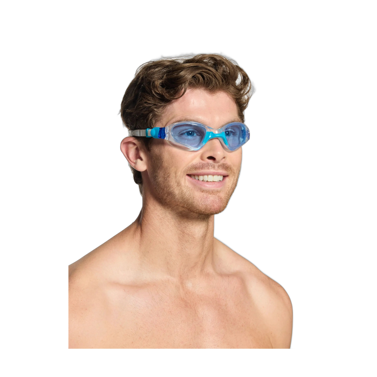 Zoggs Spectra Swimming Goggles Dual Density Nose Bridge Leak Proof Goggles in Clear/Black - Clear Lens - detail 9