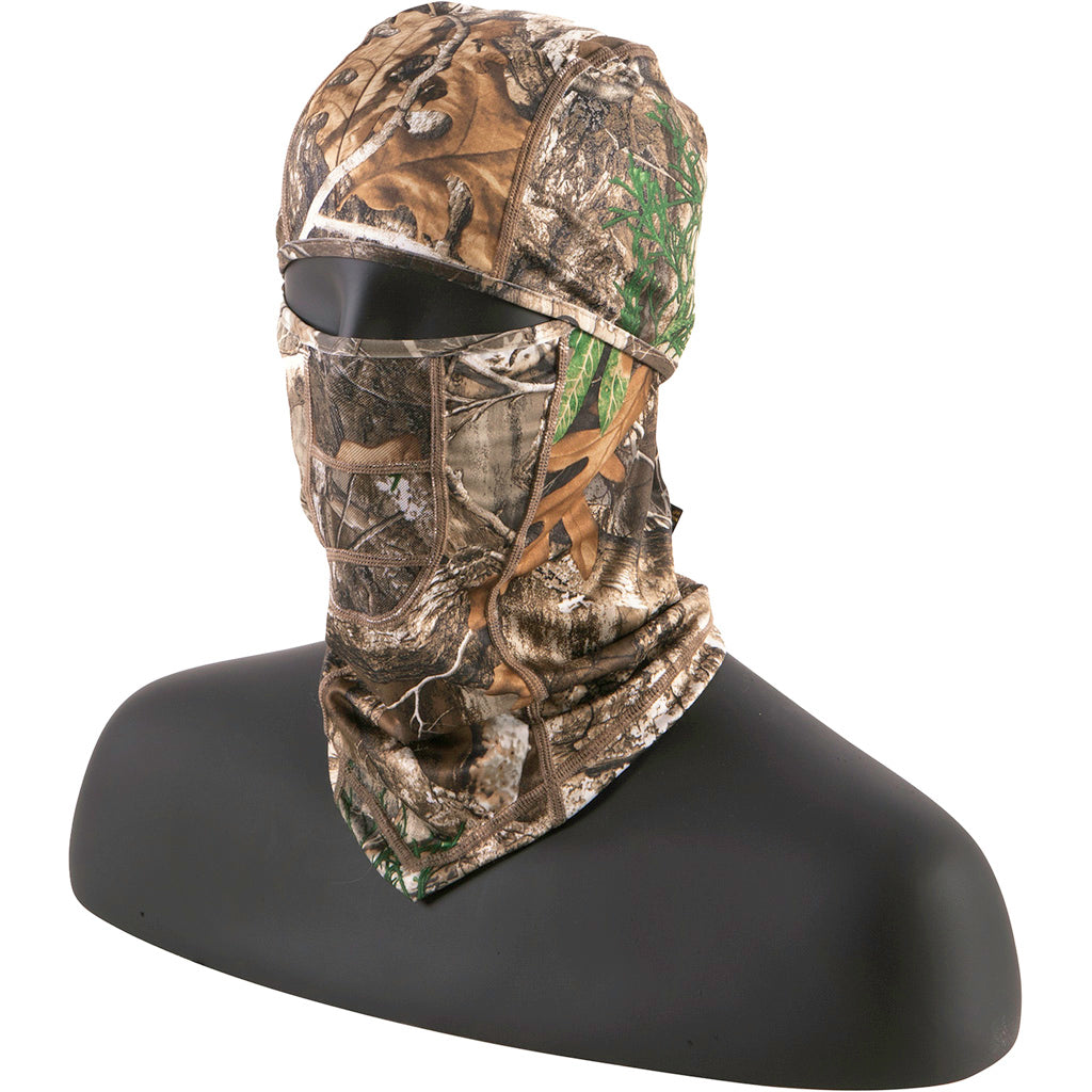 Vanish Balaclava Face Mask in Realtree Edge Camo - Front View
