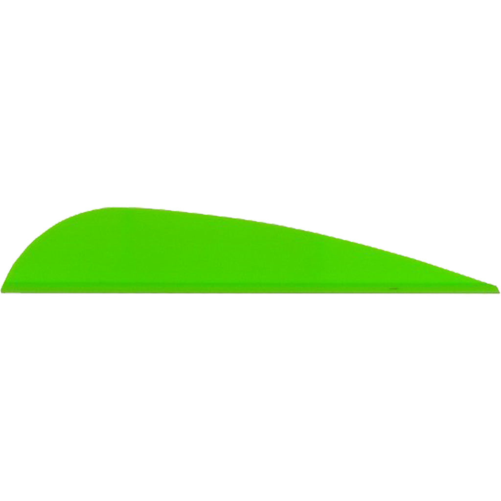 Arizona Archery Enterprises AAE Trad Vanes in Bright Green 3 in. 50 pk. - Front View