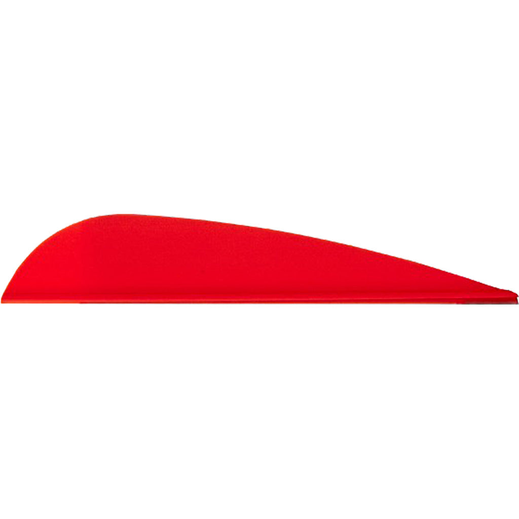 Arizona Archery Enterprises AAE Trad Vanes in Fire Orange 3 in. 50 pk. - Front View