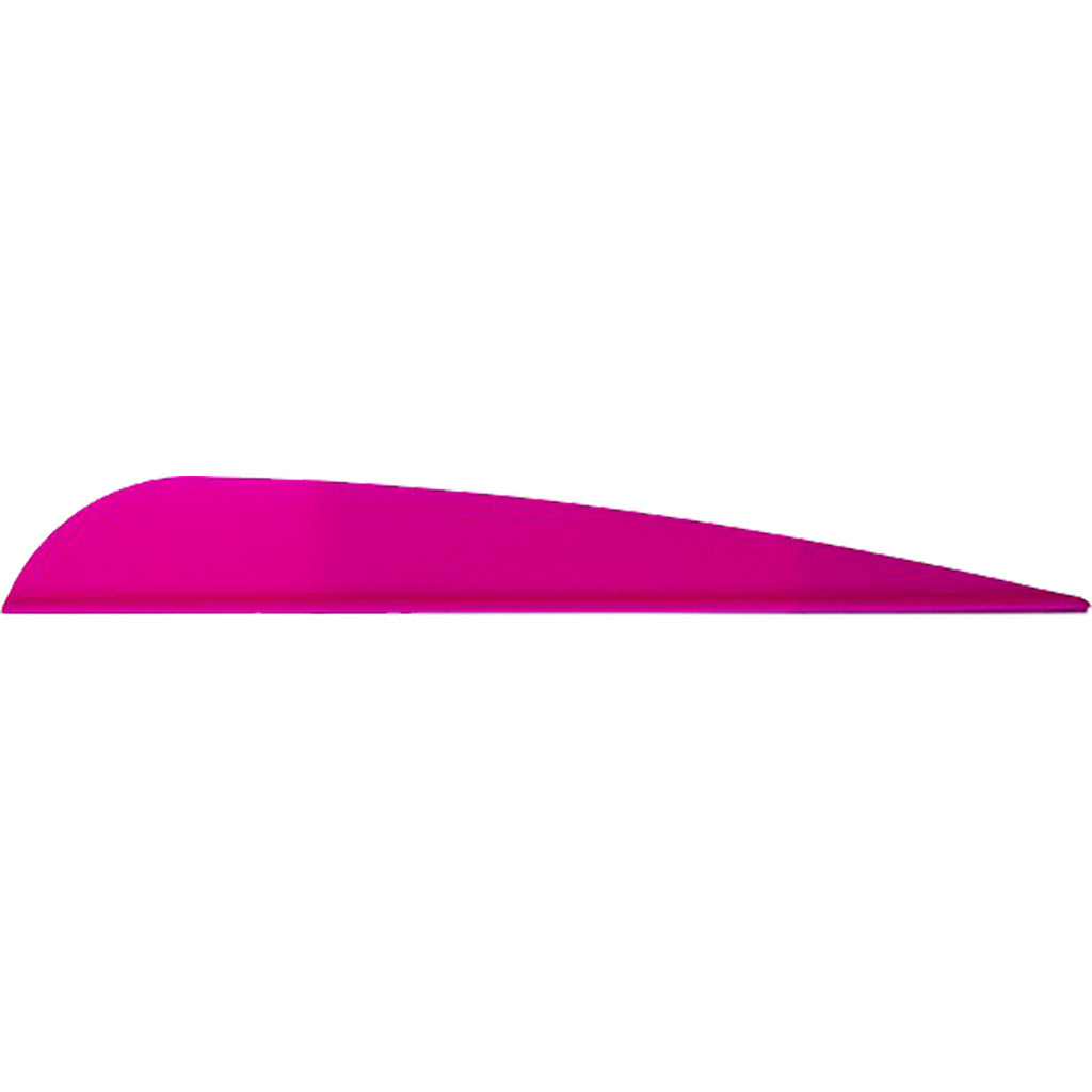 Arizona Archery Enterprises AAE Trad Vanes in Hot Pink 4 in. 50 pk. - Front View