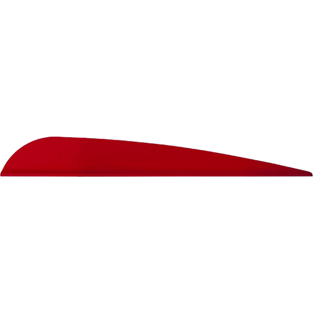 Arizona Archery Enterprises AAE Trad Vanes in Red 4 in. 50 pk. - Front View