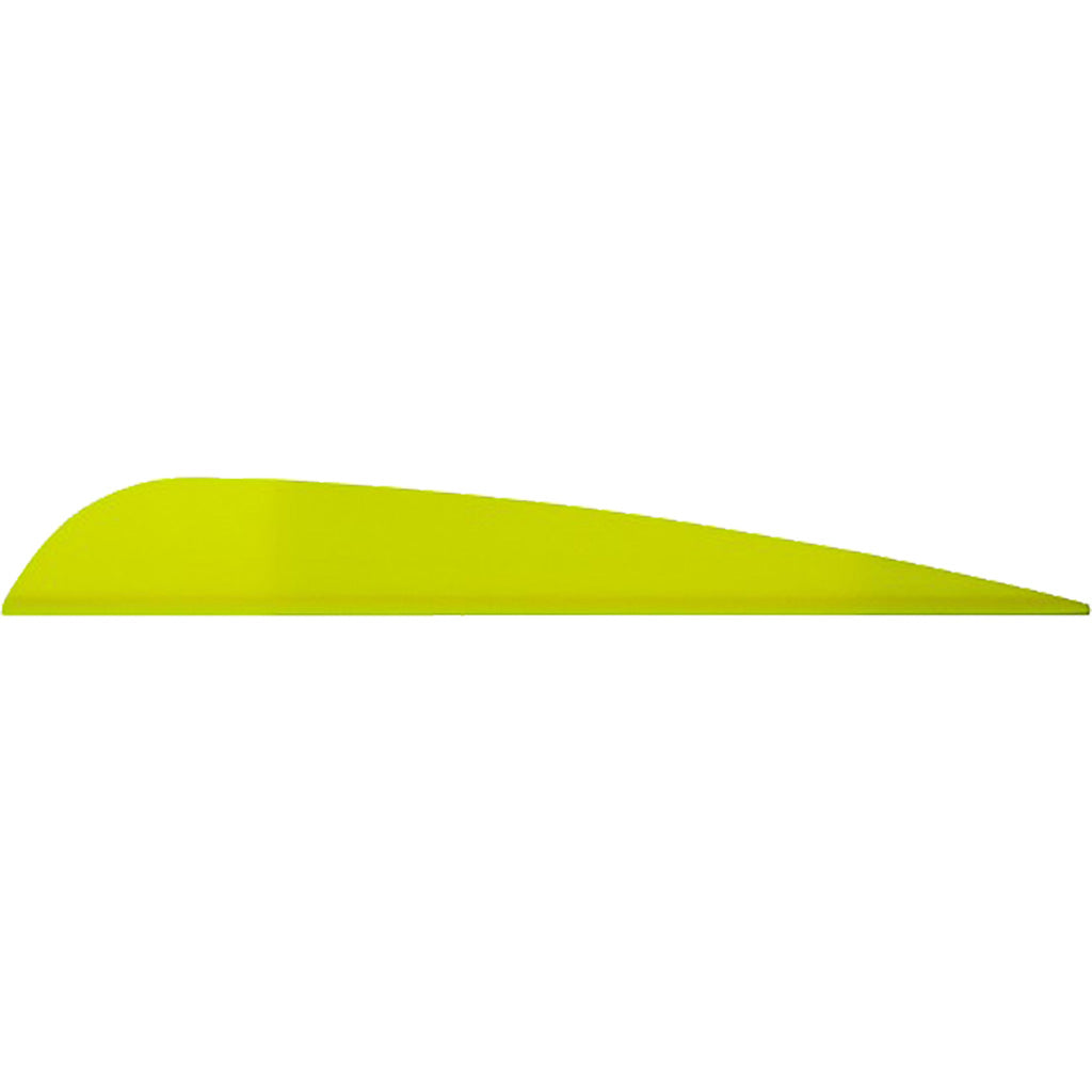 Arizona Archery Enterprises AAE Trad Vanes in Yellow 4 in. 50 pk. - Front View