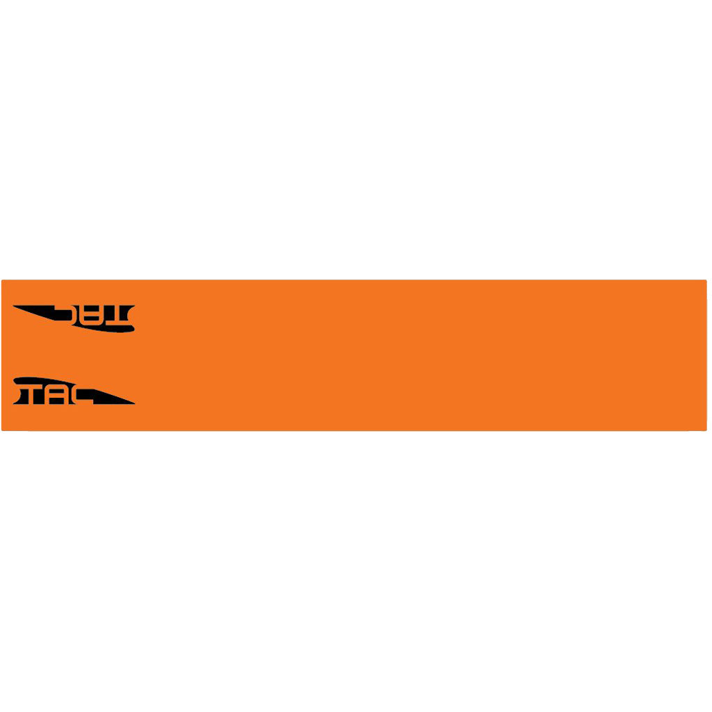 TAC Vanes Arrow Wraps in Orange - Front View