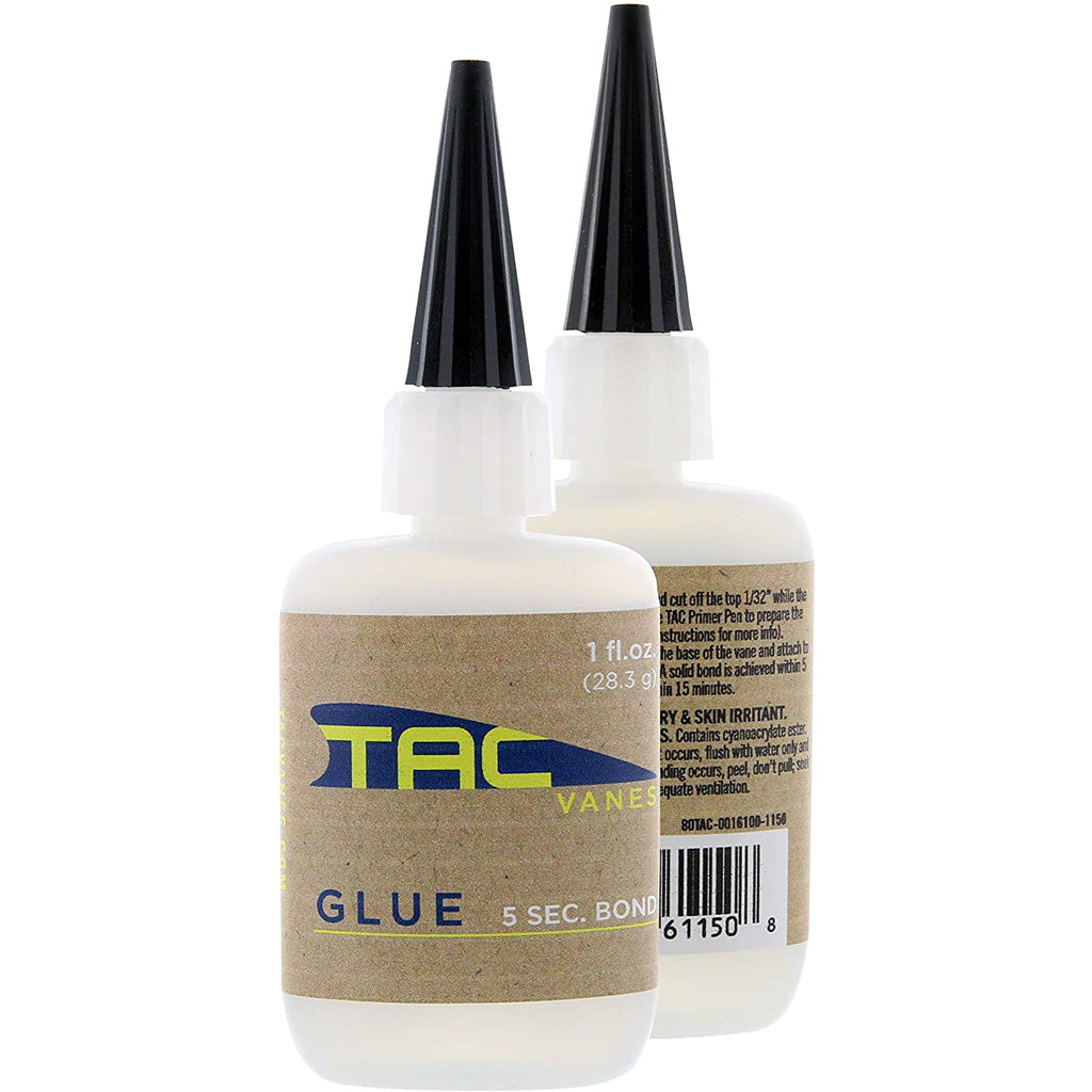 TAC Vanes Fletching Glue - Front View
