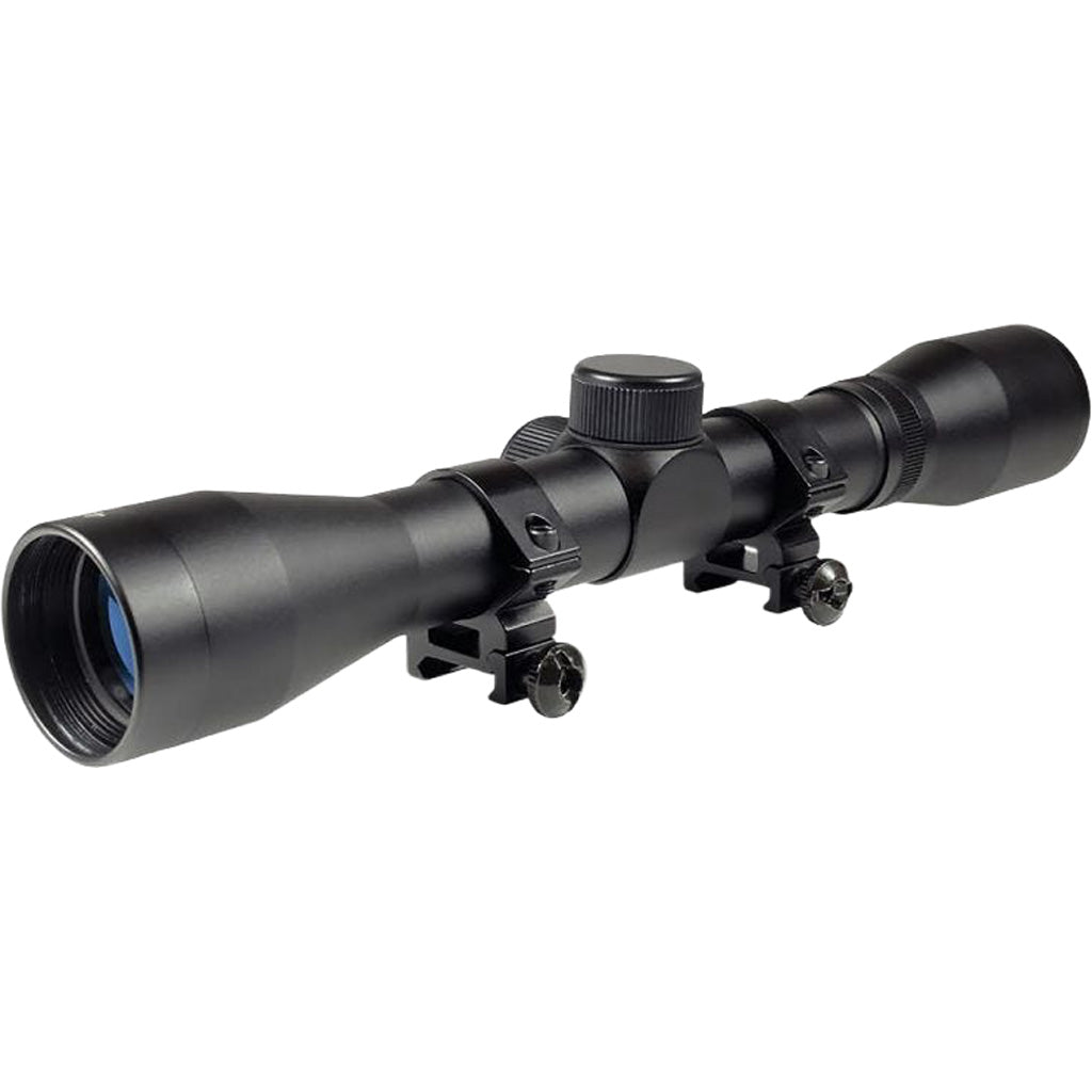 TruGlo Buckline Rifle Scope in Black 4x32 - Front View