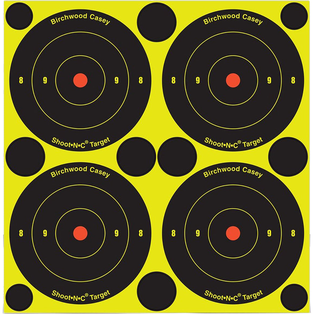 Birchwood Casey Shoot-N-C Target in Bullseye 3 in. 48 pk. - Front View