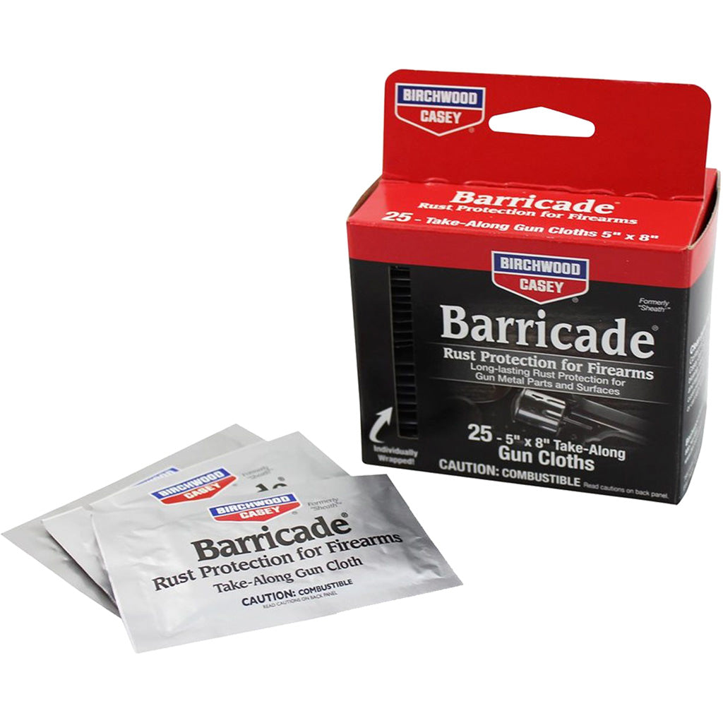 Birchwood Casey Barricade Rust Protection Wipes - Front View