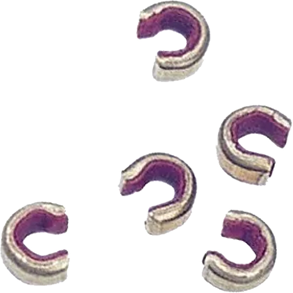Saunders Brass Nok Set in Purple Long Cam 18-22 Strand 100 pk. - Front View
