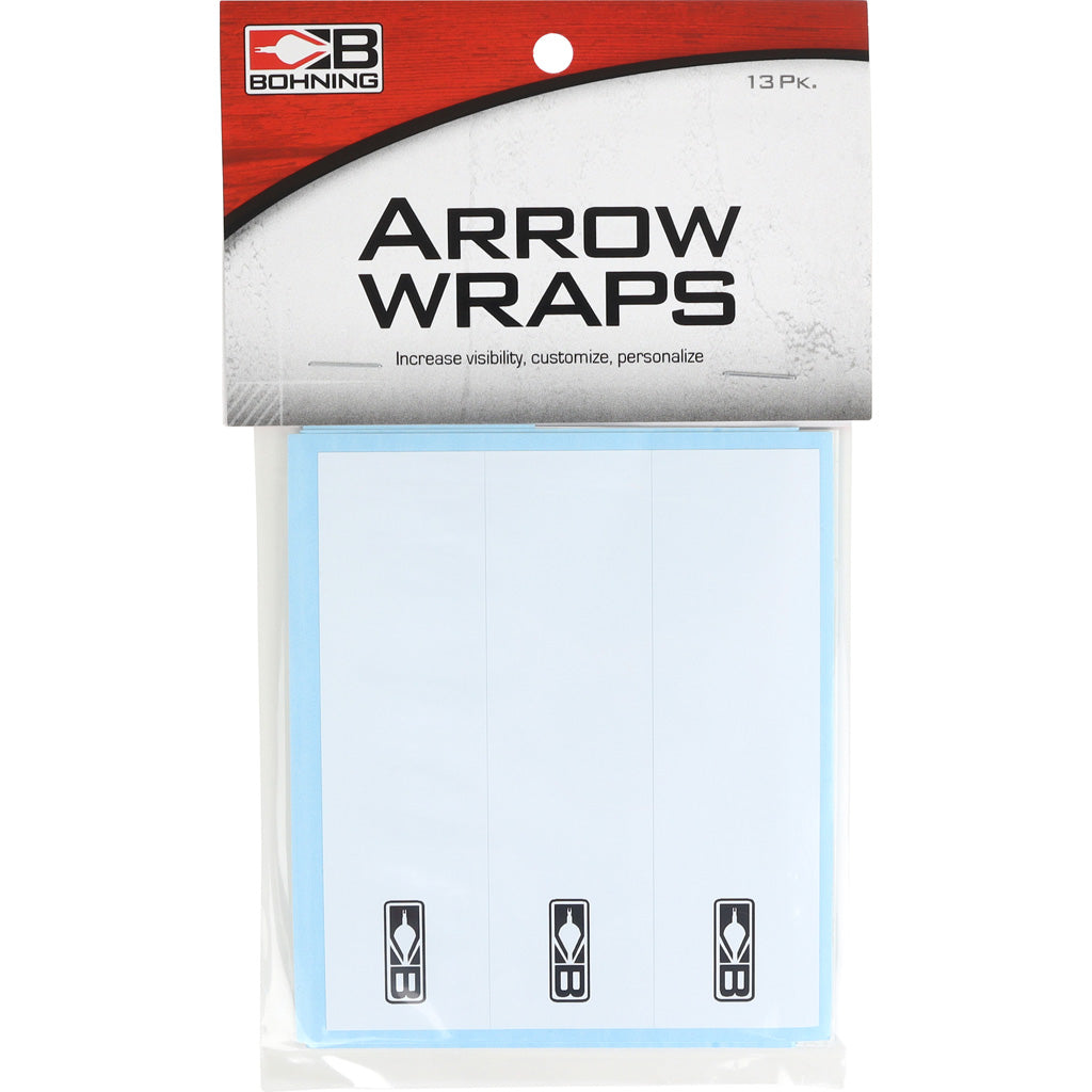 Bohning Arrow Wraps in White 4 in. Small 13 pk. - Front View