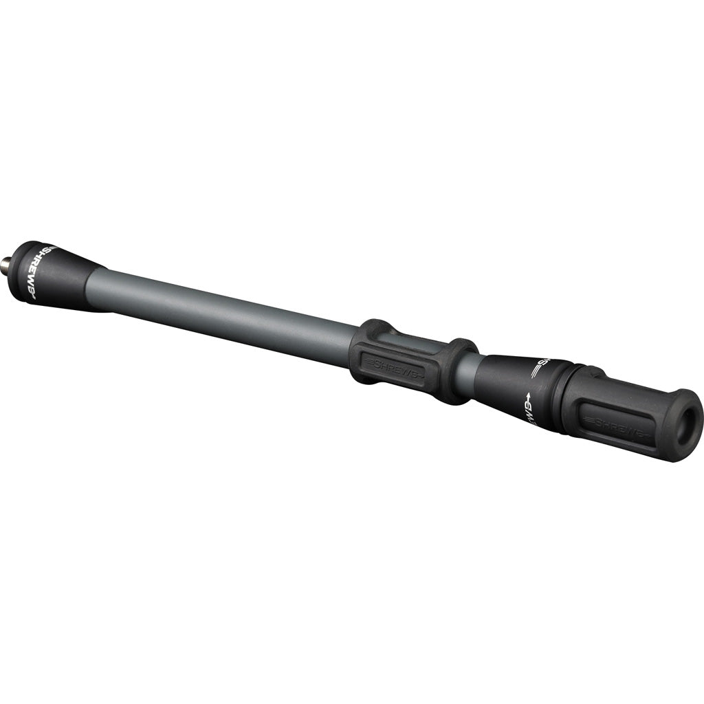 Shrewd Archery Shrewd Vantage Hunting Stabilizer in Forge Grey 12 in. - Front View