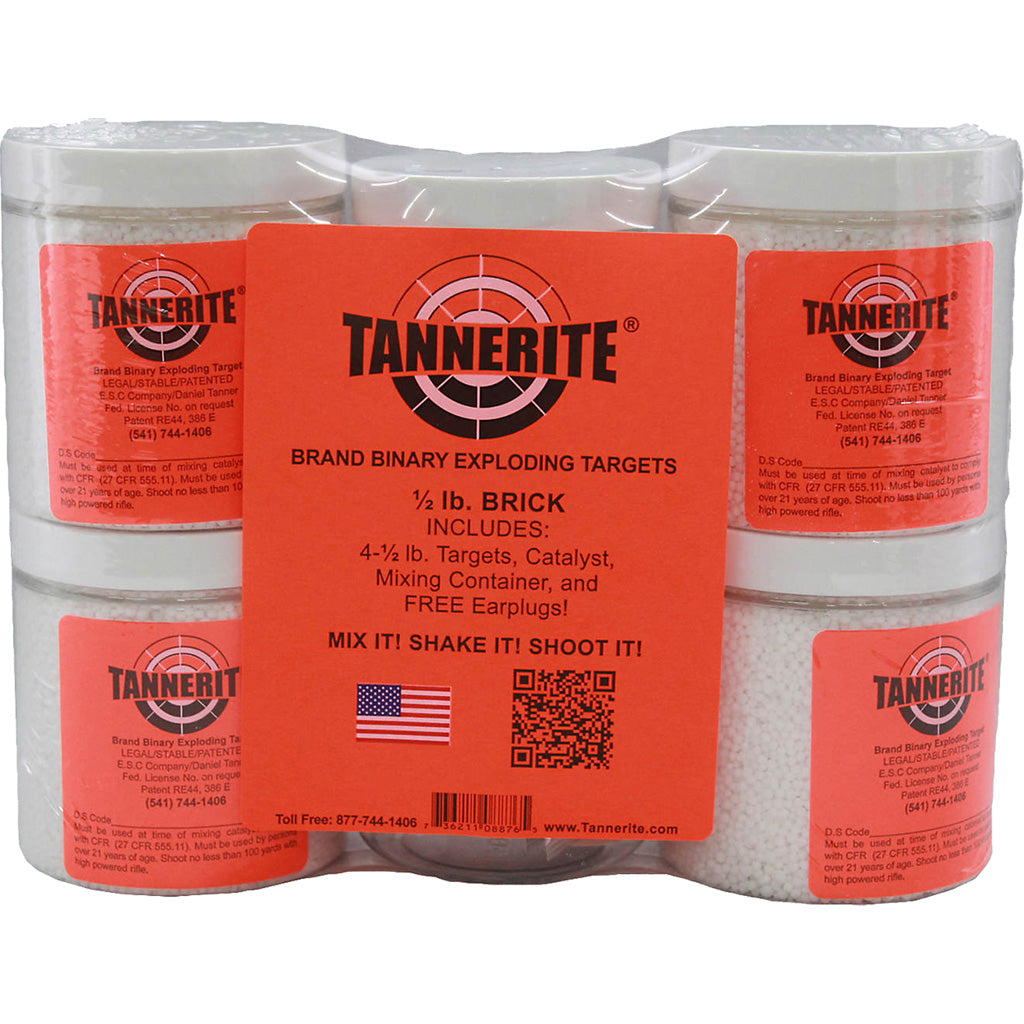 Tannerite Sports Tannerite Exploding Rifle Target in 1/2 lb. 4 pk. - Front View