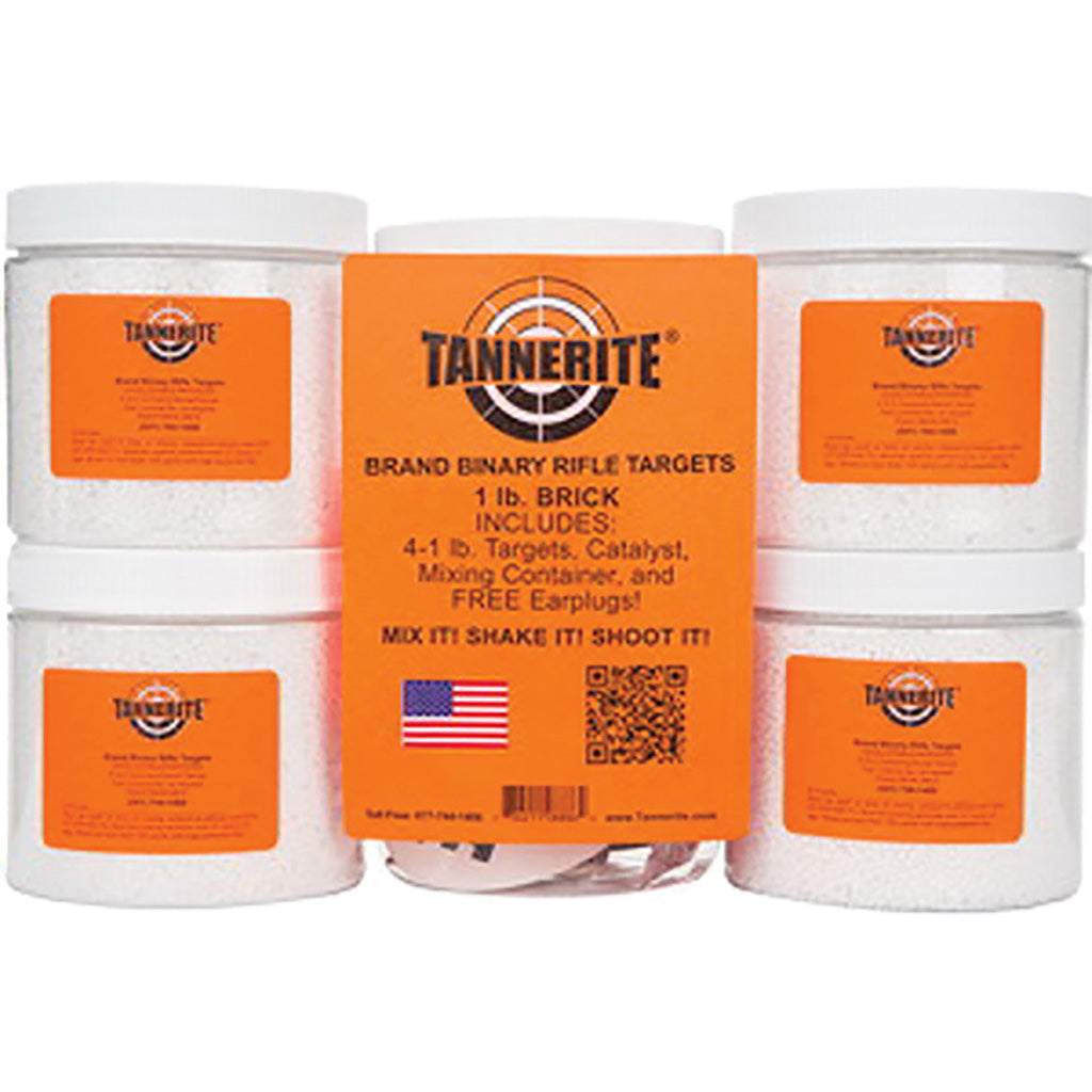 Tannerite Sports Tannerite Exploding Rifle Target in 1 lb. 4 pk. - Front View