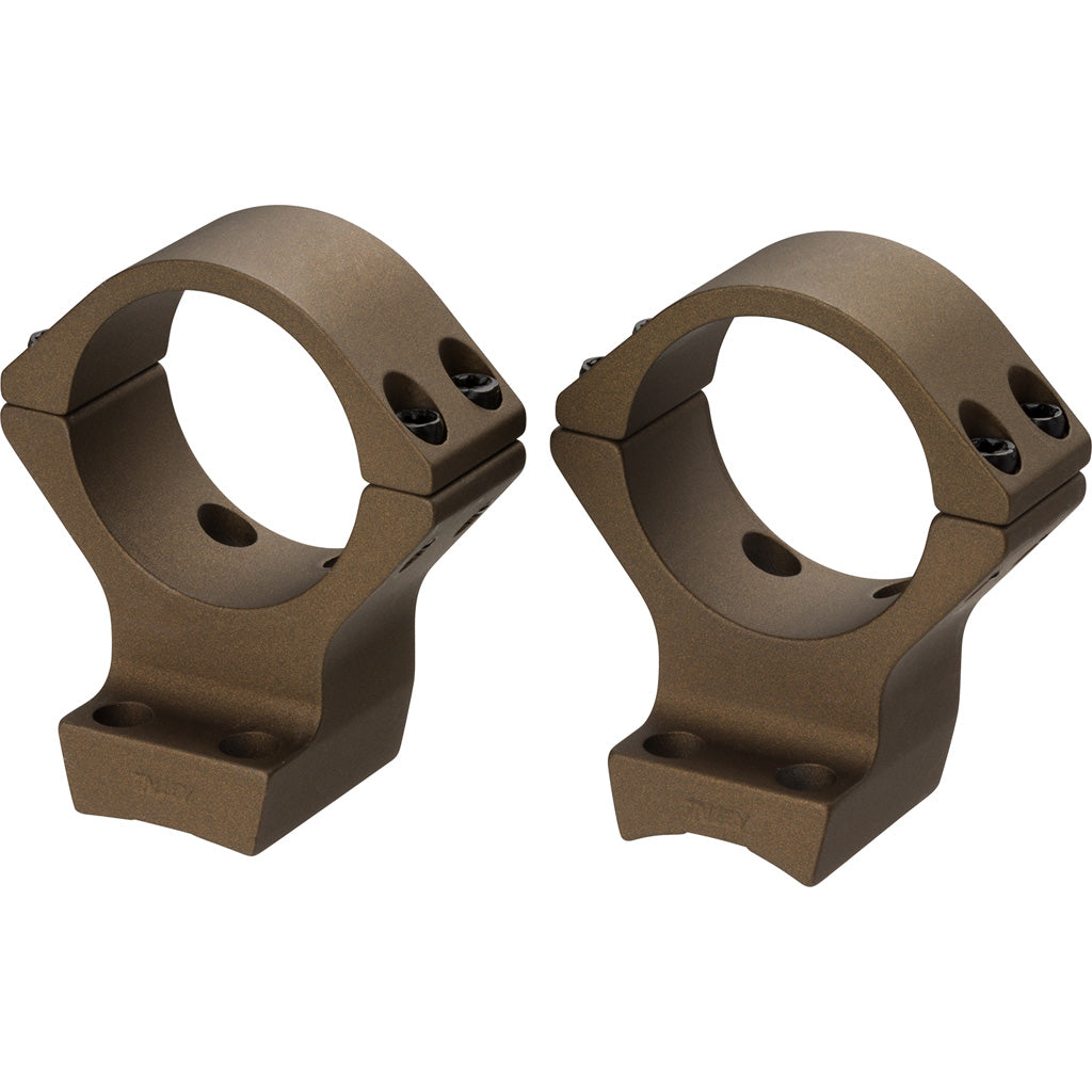 Browning X-Bolt Integrated Scope Rings in Burnt Bronze 1 in. Low - Front View