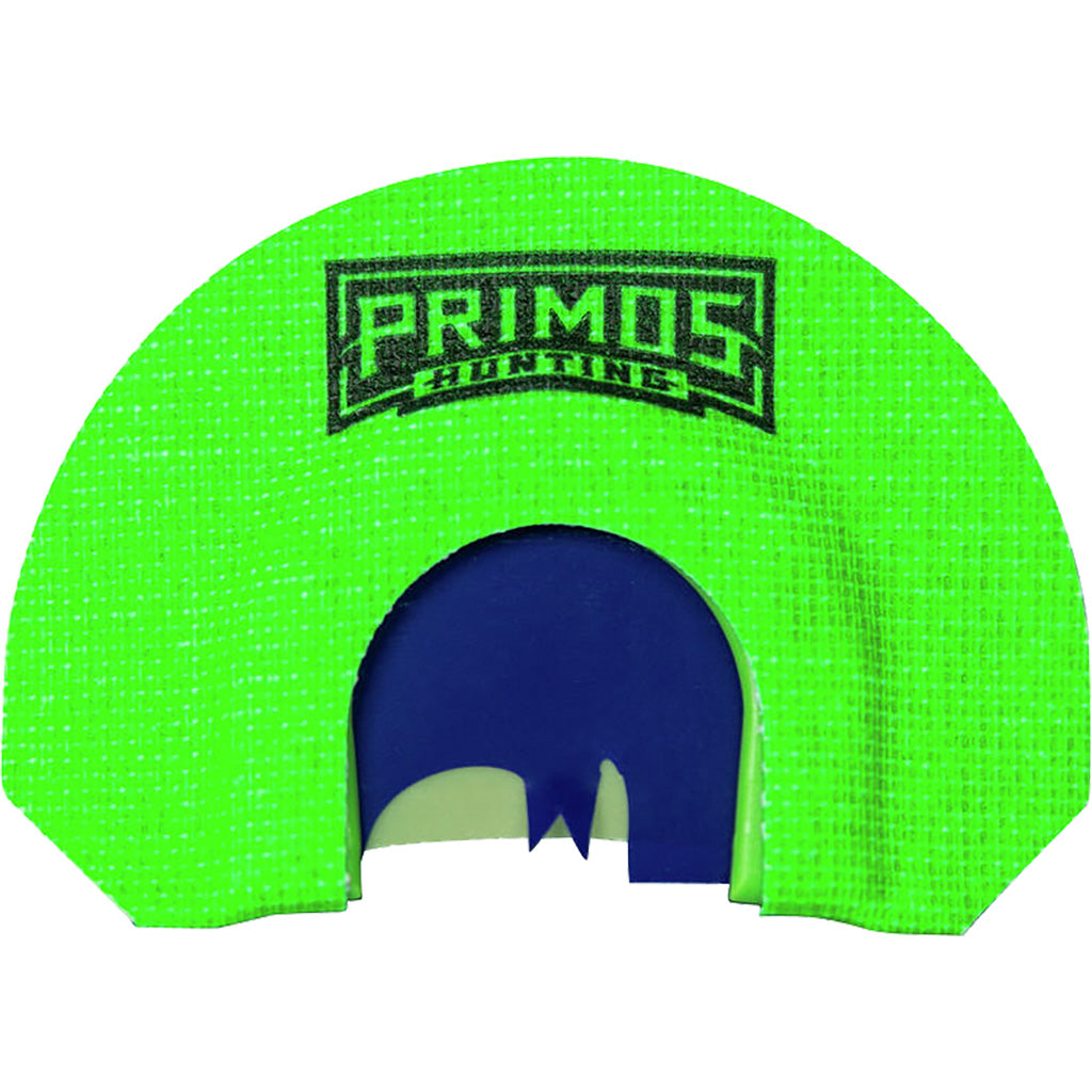 Primos Hen House Diaphragm Call in Green/Blue - Front View