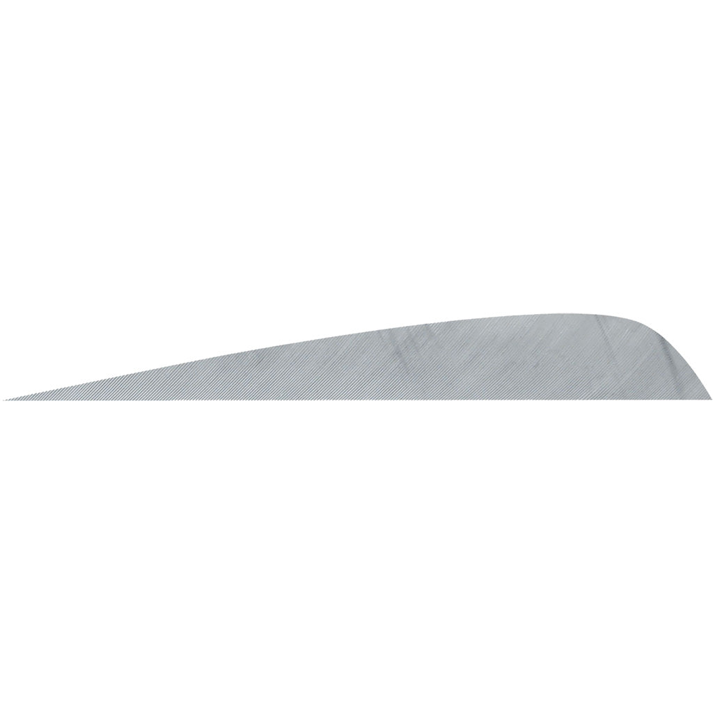 Gateway Parabolic Feathers in Grey 4 in. RW 50 pk. - Front View