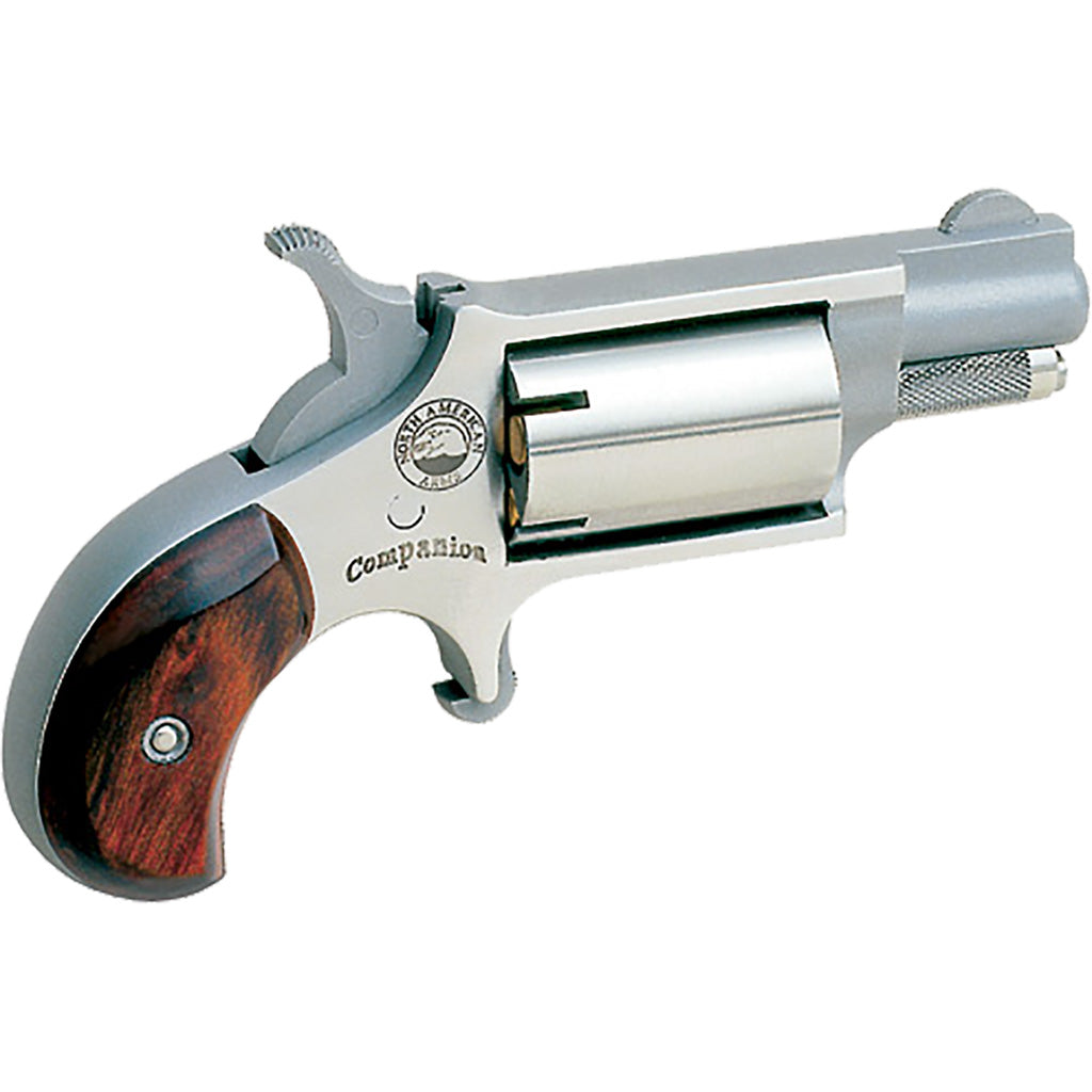 North American Arms NAA 22LRCB Companion Black Powder Revolver - Front View