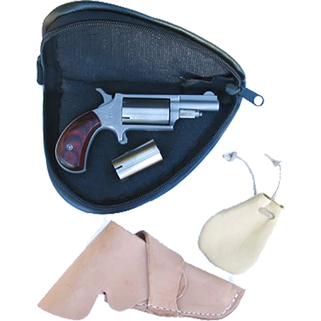 North American Arms NAA 22MCBK Super Companion Black Powder Revolver - Front View