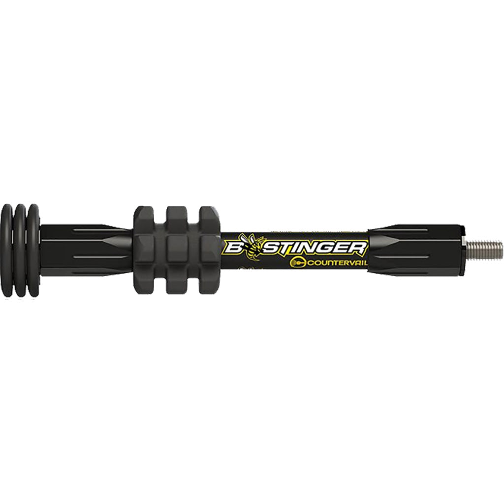 Bee Stinger MicroHex Stabilizer in Matte Black 12 in. - Front View