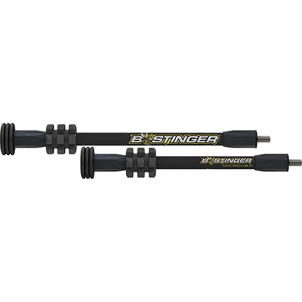 Bee Stinger MicroHex Stabilizer Kit in Matte Black 10 in./8 in. - Front View