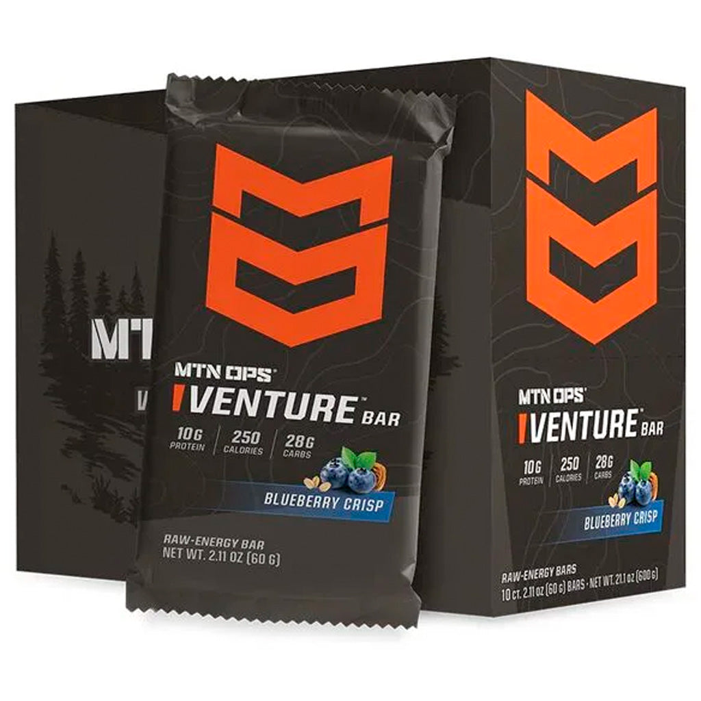 MTN OPS Venture Bar Blueberry Crisp - Front View