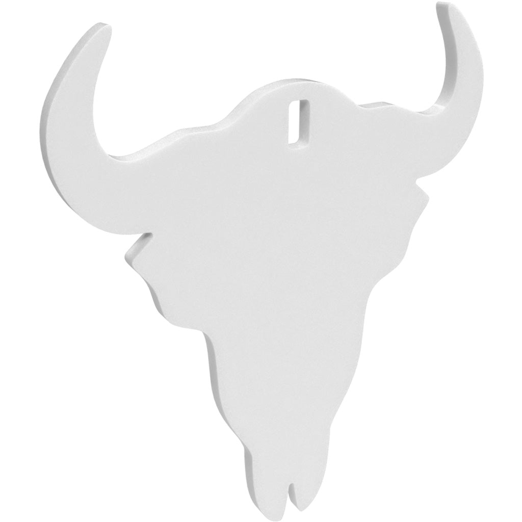 Birchwood Casey Ar500 Silhouette 1-Hole Skull - Front View