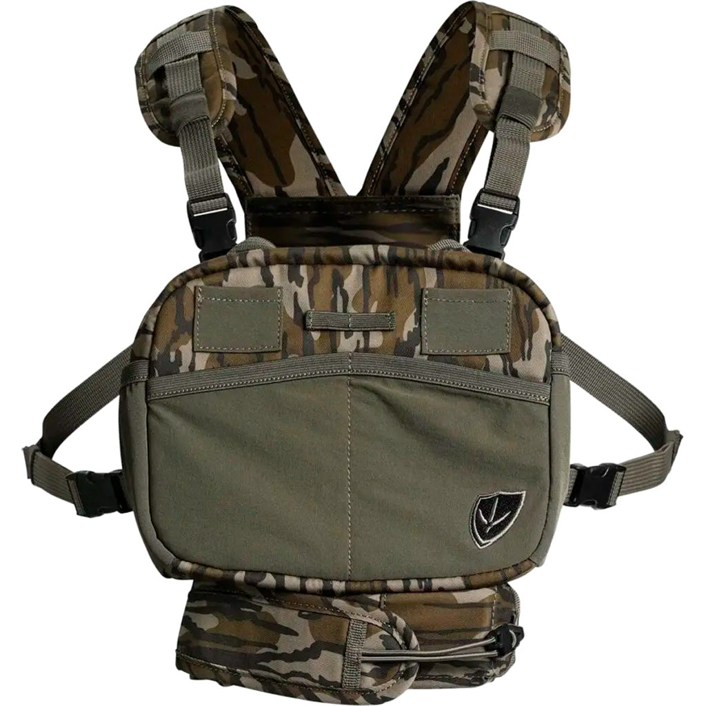 Blocker Outdoors Blocker Finisher Turkey Chest Pack in Mossy Oak Bottomlands Camo - Front View
