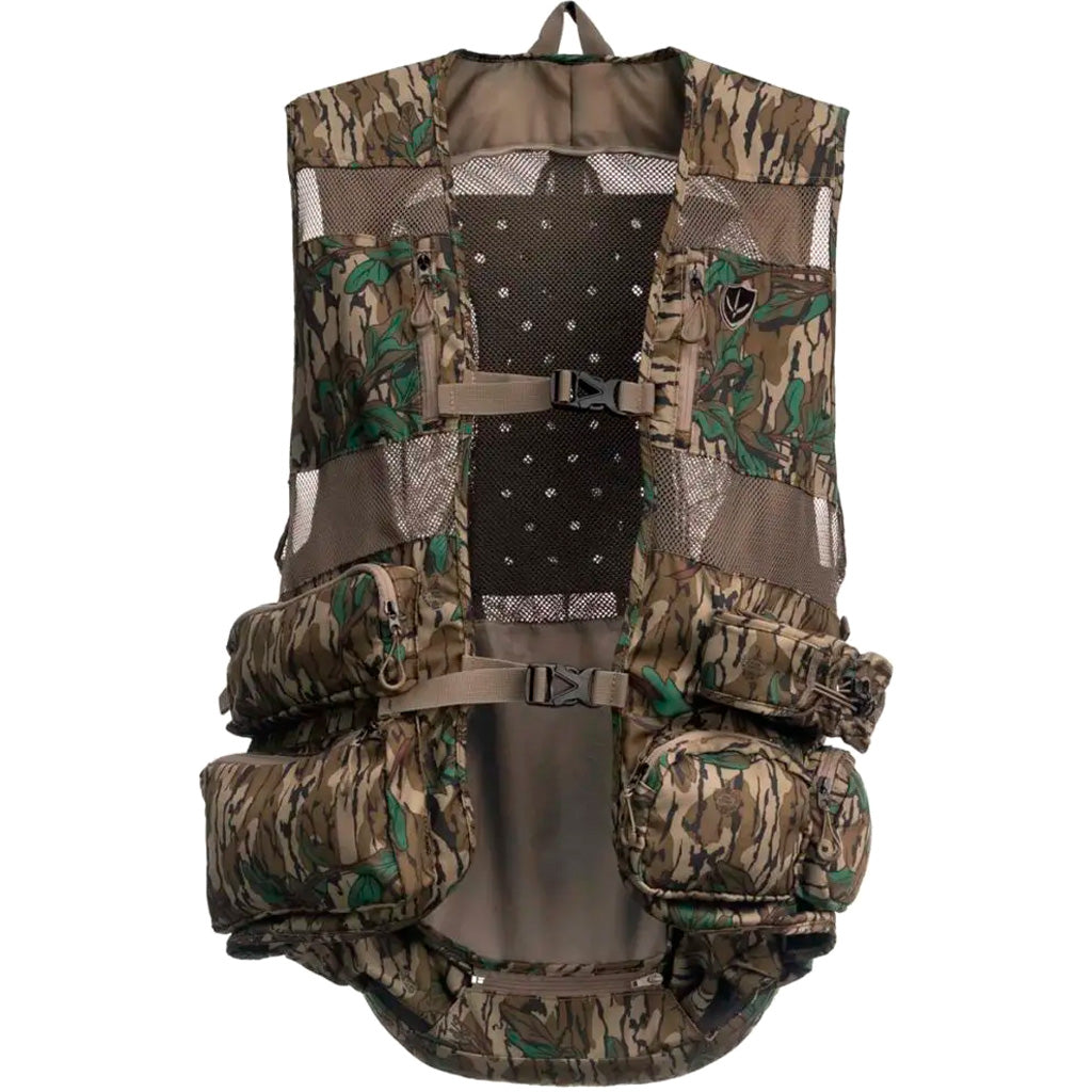 Blocker Outdoors Blocker Finisher Pro II Turkey Vest in Mossy Oak Greenleaf Camo Men's Medium - Front View