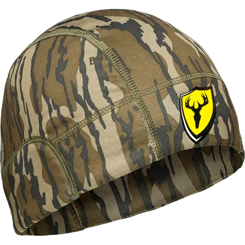 Blocker Outdoors Blocker Shield S3 Skull Cap in Mossy Oak Bottomlands Camo - Front View