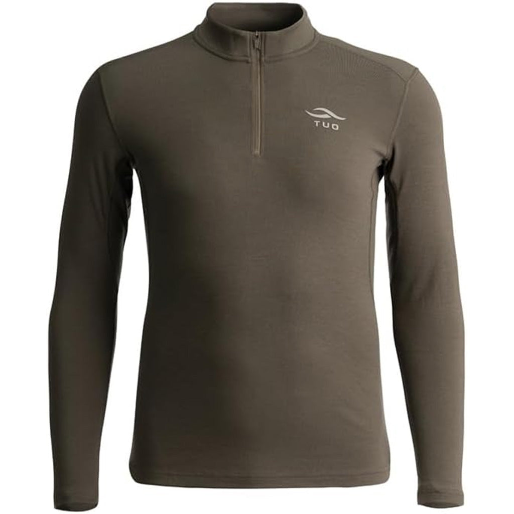 TUO Kinetic Merino 250 1/4 Zip Shirt in Men's 2XL - Front View