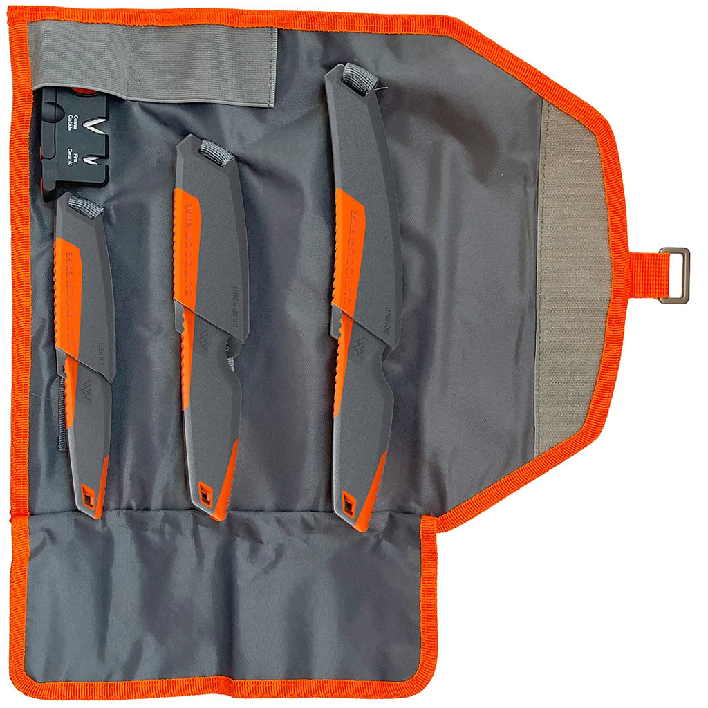 Outdoor Edge Vantex 4-Piece Roll Pack Kit - Front View