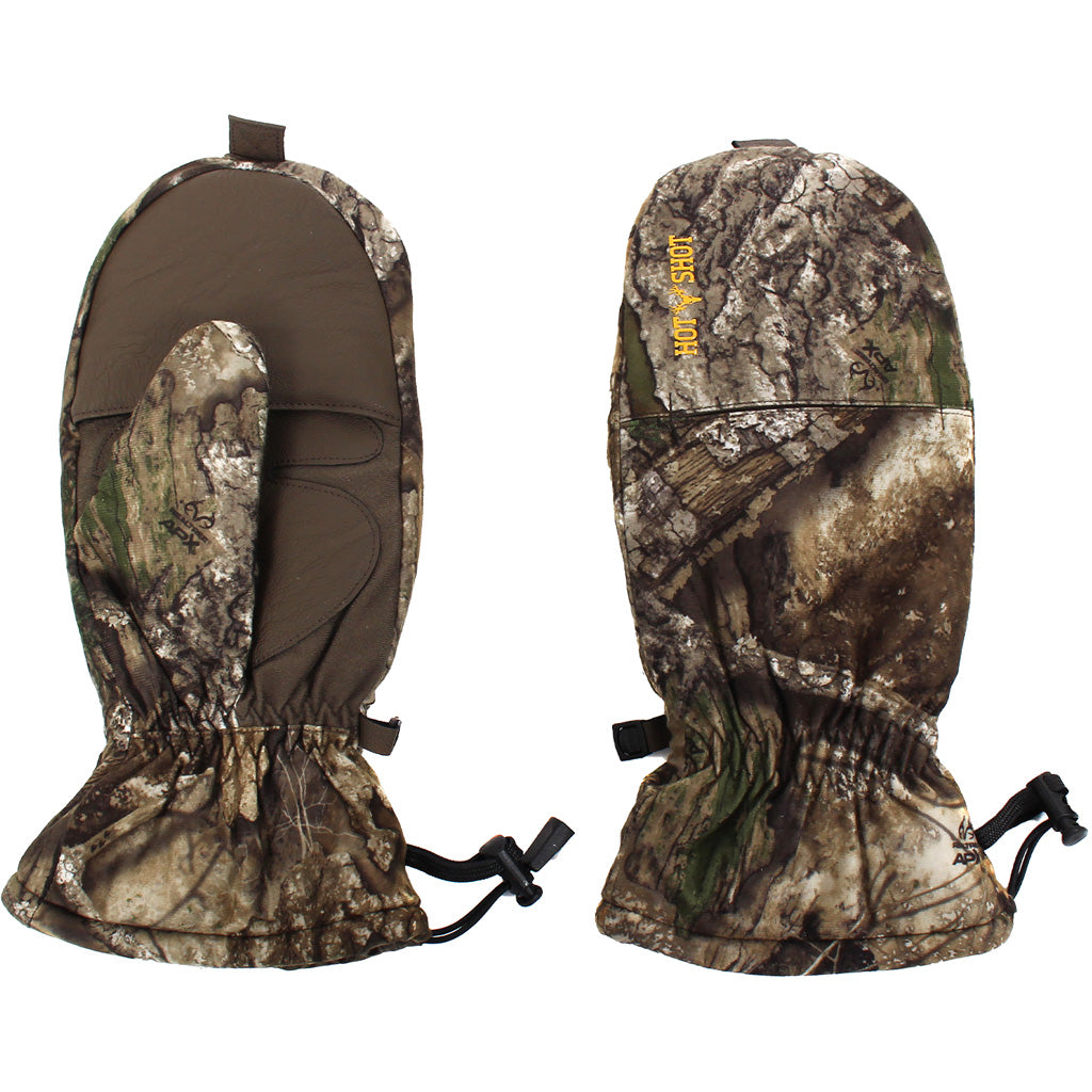Hot Shot Huntsman Pop-top Mitten in Men's Large - Front View
