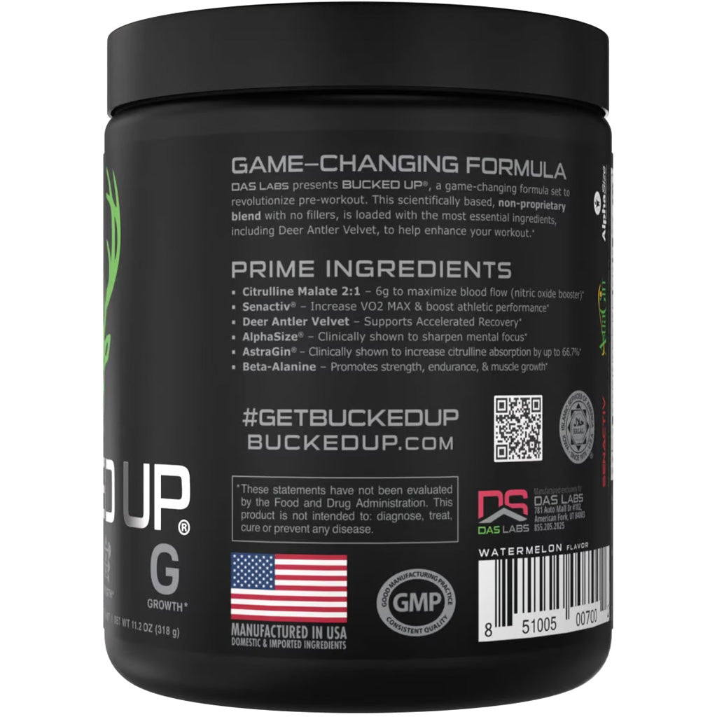 Bucked Up Pre-Workout Watermelon - Alternate View 1
