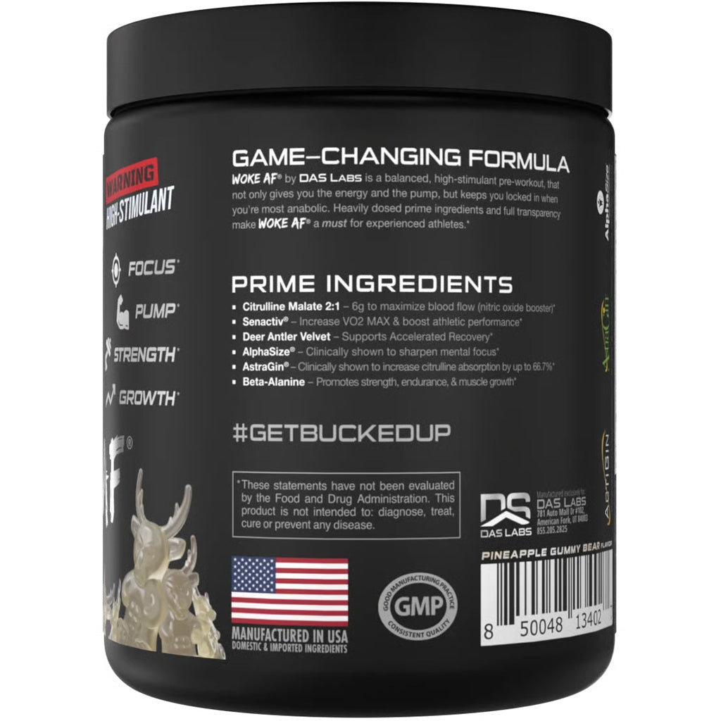 Bucked Up Woke AF Pre-Workout White Gummy Deer - Alternate View 1