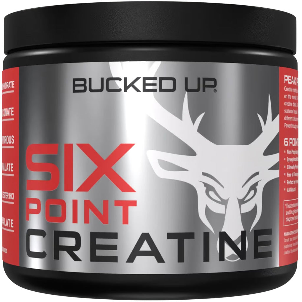 Bucked Up 6 Point Creatine Unflavored - Front View