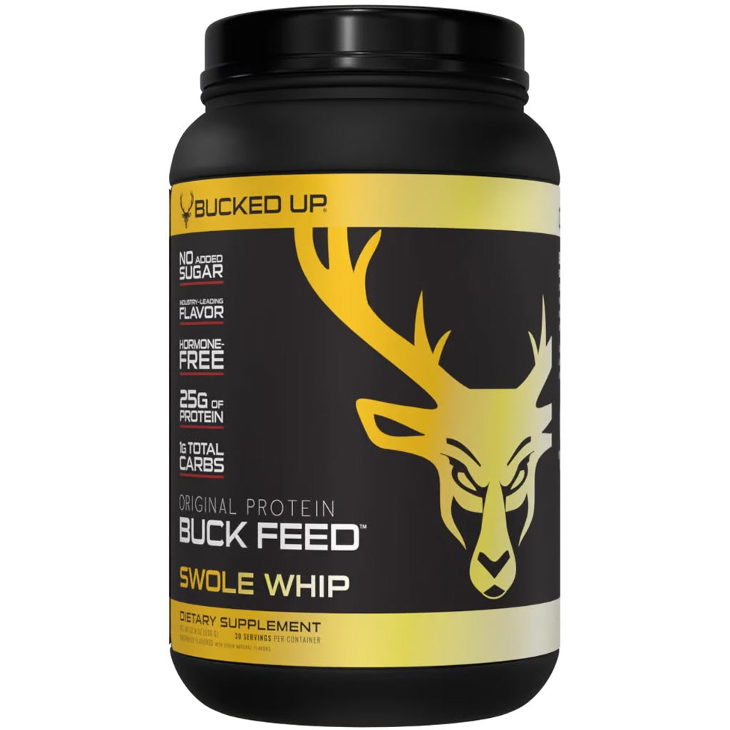 Bucked Up Buck Feed Protein Swole Whipe - Front View
