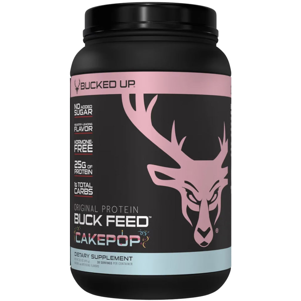 Bucked Up Buck Feed Protein Cake Pop - Front View