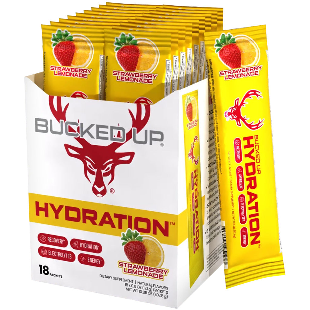 Bucked Up Hydration 2.0 Strawberry - Front View