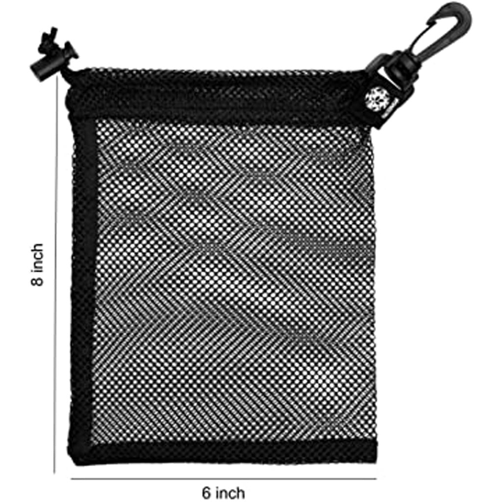 Odin's Innovations Mesh Drawstring Bag W/Clip - Alternate View 2