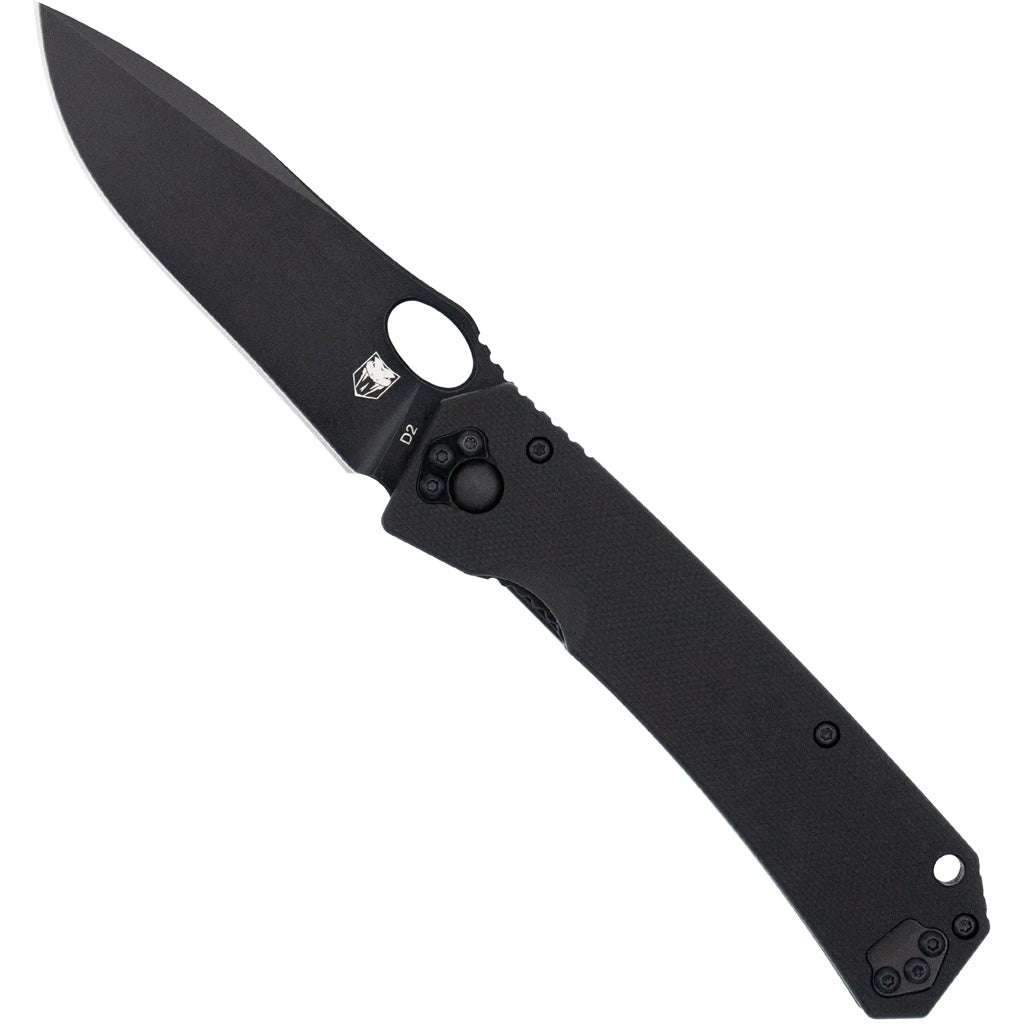 CobraTec Raven G10 Folder Knife - Front View