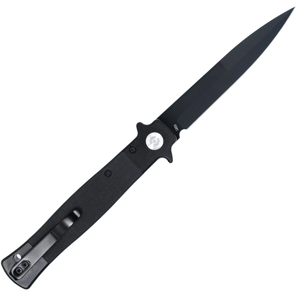 CobraTec Stiletto Button Lock G10 Knife - Alternate View 1