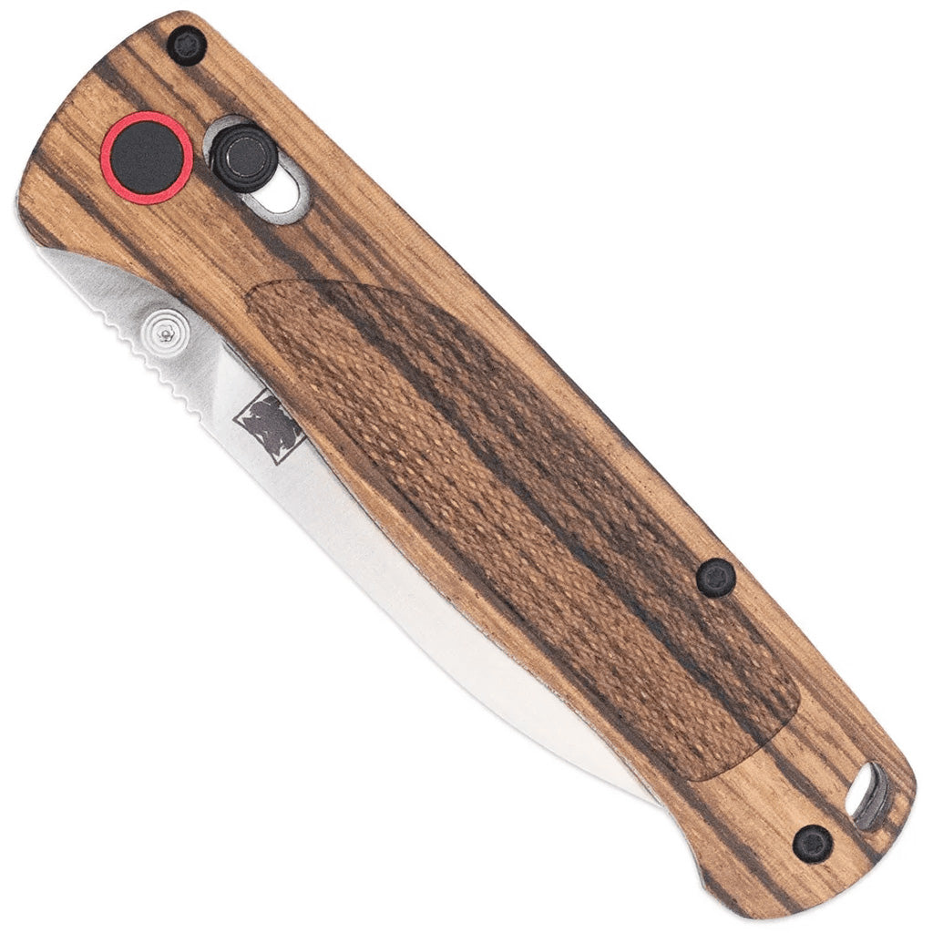 CobraTec Zebrawood Bar Lock Drop Knife - Alternate View 2