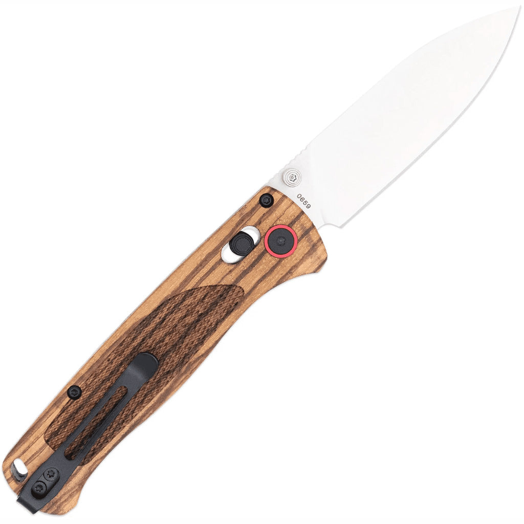 CobraTec Zebrawood Bar Lock Tanto Blade Knife - Alternate View 1