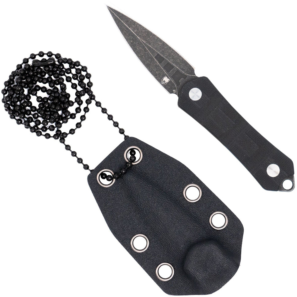 CobraTec Guardian Neck Knife Dagger - Front View