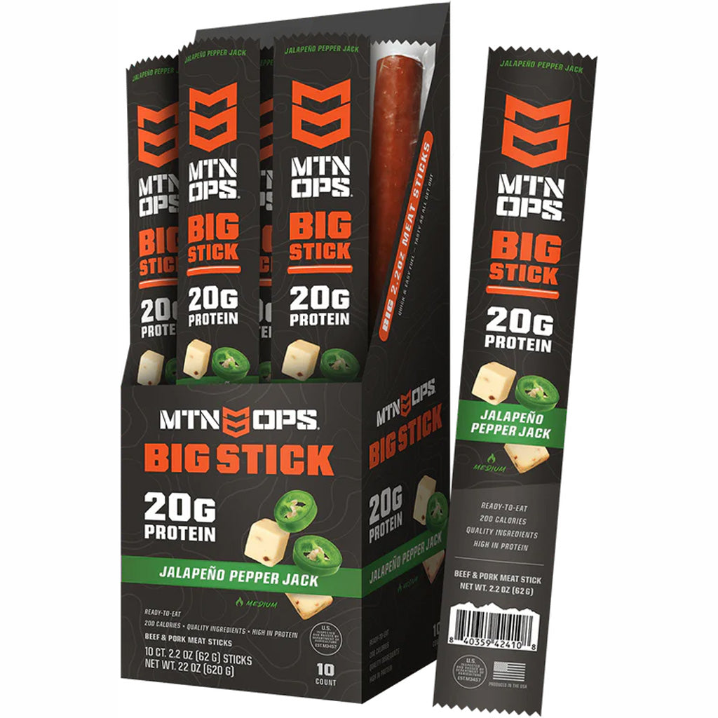 MTN Ops Big Meat Stick Jalapeno Pepper Jack - Front View