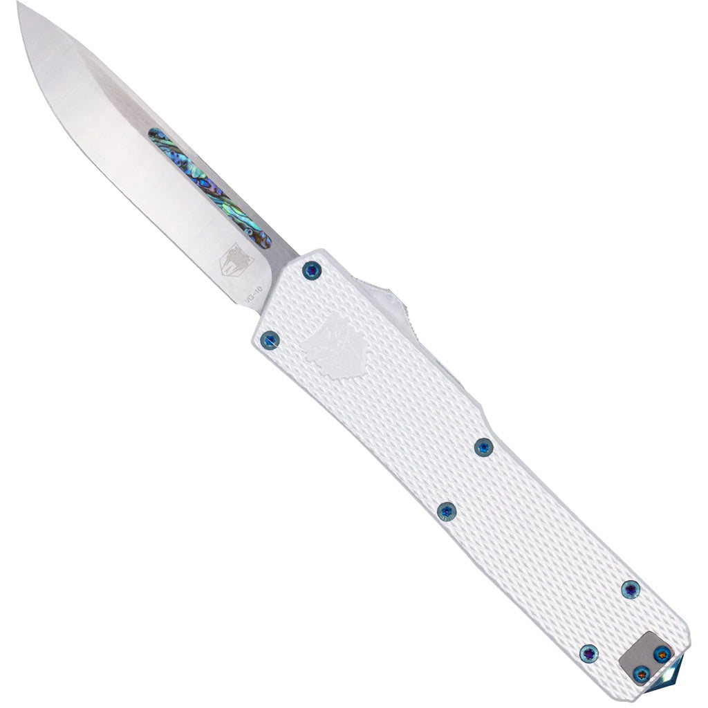 CobraTec Cobtratec Abalone Edge OTF Knife - Front View