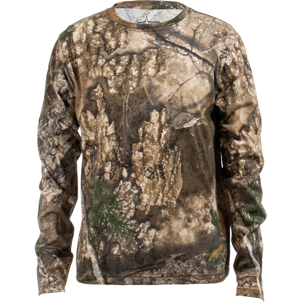 Habit Youth Bear Cave Long Sleeve Tee in Youth Small - Front View